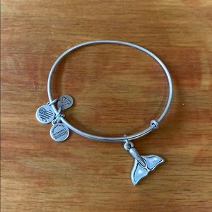 Alex and Ani whale tail charm bracelet